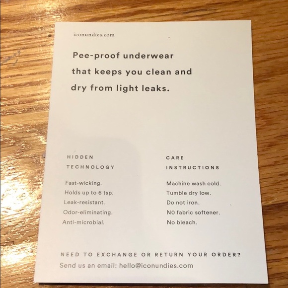 ❗️ICON PEE PROOF UNDIES ❗️ - Picture 2 of 3